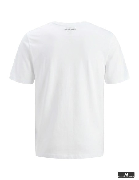 CAMISETA JJELOGO TEE SS O-NECK 2 COL SS26 SN Bright White