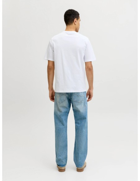CAMISETA JJELOGO TEE SS O-NECK 2 COL SS26 SN Bright White