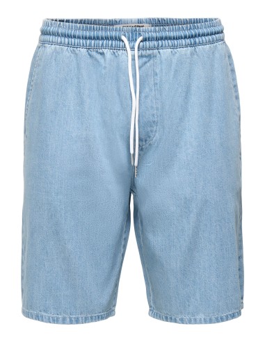 BERMUDAS ONSEDGE STRING LB 8527 YFM DNM SHORTS Light Blue Denim