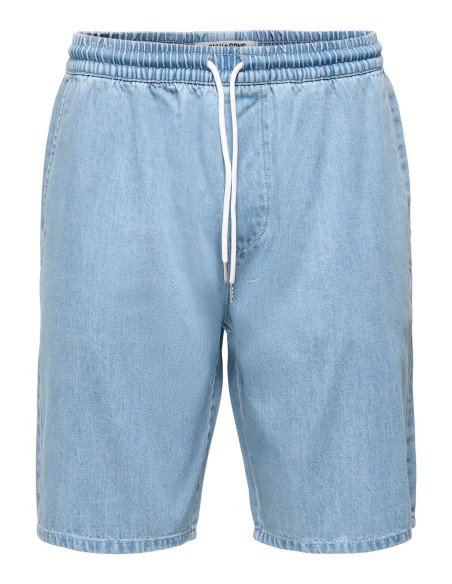 BERMUDAS ONSEDGE STRING LB 8527 YFM DNM SHORTS Light Blue Denim