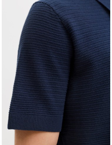 JPRBLURILEY KNIT POLO SS SN Sky Captain