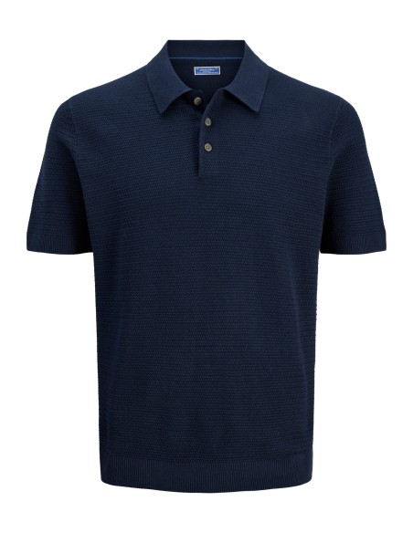 JPRBLURILEY KNIT POLO SS SN Sky Captain