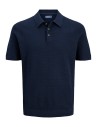 JPRBLURILEY KNIT POLO SS SN Sky Captain
