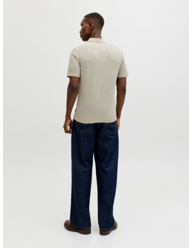 JPRBLURILEY KNIT POLO SS SN Mermaid twist