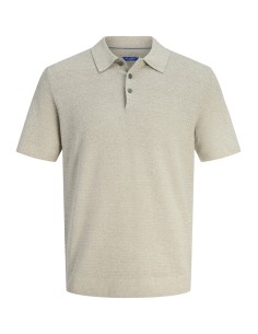 JPRBLURILEY KNIT POLO SS SN Mermaid twist