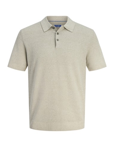 JPRBLURILEY KNIT POLO SS SN Mermaid twist