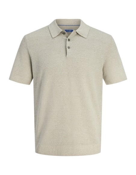 JPRBLURILEY KNIT POLO SS SN Mermaid twist