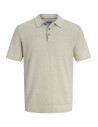 JPRBLURILEY KNIT POLO SS SN Mermaid twist