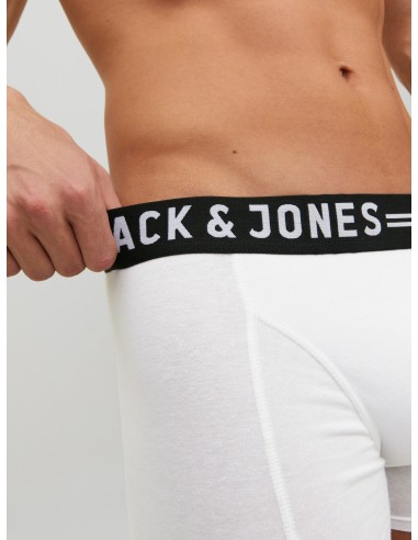 PACK 3 BOXER SENSE TRUNKS 3-PACK NOOS White