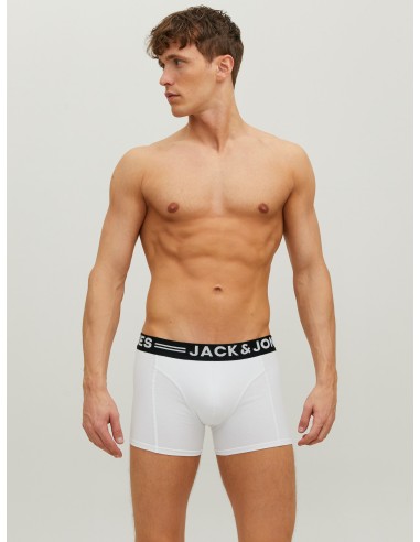 PACK 3 BOXER SENSE TRUNKS 3-PACK NOOS White