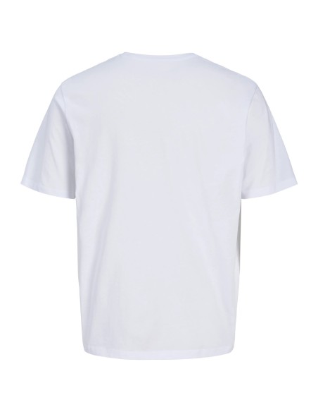 CAMISETA JJGRADIENT PRINT TEE SS CREW NECK LN Bright White