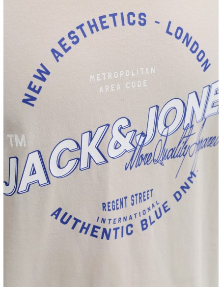 CAMISETA JJELOGO TEE SS O-NECK 2 COL SS26 SN Moonbeam