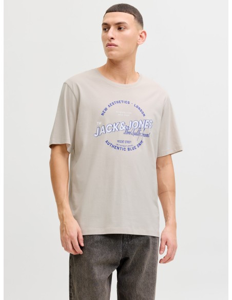 CAMISETA JJELOGO TEE SS O-NECK 2 COL SS26 SN Moonbeam