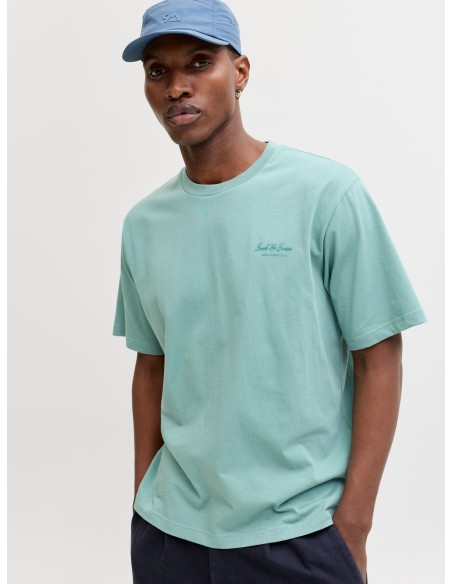 CAMISETA JJEARCHIVE GRAPHIC TEE SS O-NECK NOOS Mineral Blue