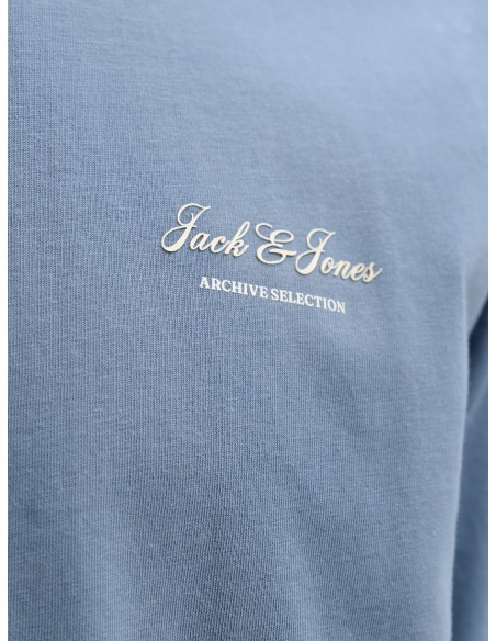 CAMISETA JJEARCHIVE GRAPHIC TEE SS O-NECK NOOS Blue Mirage