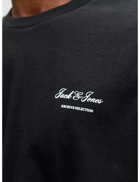 CAMISETA JJEARCHIVE GRAPHIC TEE SS O-NECK NOOS Black