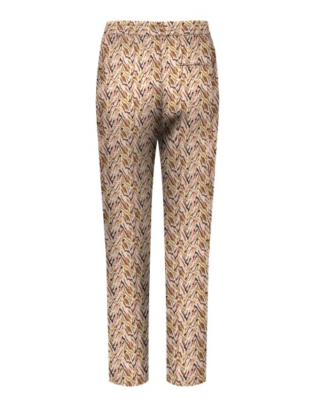 PANTALON ONLNOVA LIFE VIS PANT AOP Dull Gold_716 Abstract zigzag