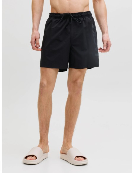 BAÑADOR JPSTMAUI WAVE LOGO SWIM SHORTS REG SN Black