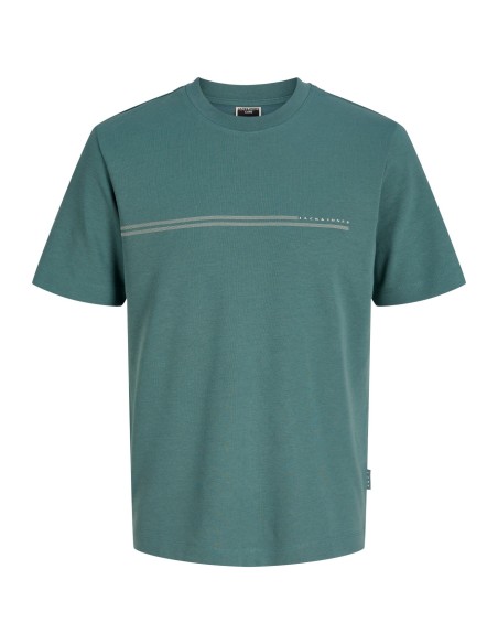 CAMISETA JCOFUSION CHEST BRAND TEE SS CREW NOOS North Atlantic