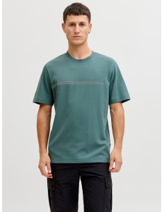 CAMISETA JCOFUSION CHEST BRAND TEE SS CREW NOOS North Atlantic 2