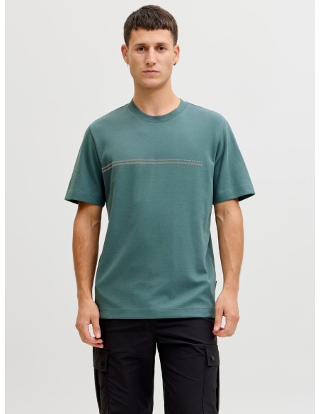 CAMISETA JCOFUSION CHEST BRAND TEE SS CREW NOOS North Atlantic