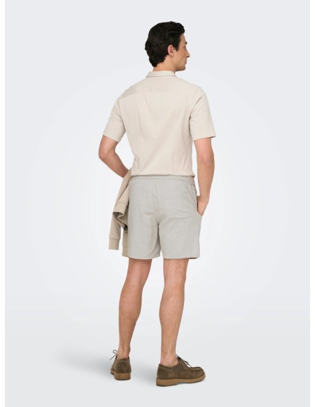 BERMUDAS ONSTEL LINEN MIX 0245 SHORTS Cloud Dancer