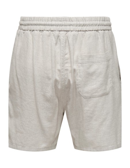 BERMUDAS ONSTEL LINEN MIX 0245 SHORTS Cloud Dancer