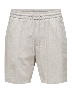 BERMUDAS ONSTEL LINEN MIX 0245 SHORTS Cloud Dancer