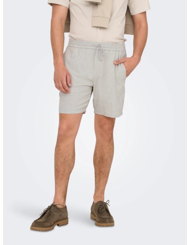 BERMUDAS ONSTEL LINEN MIX 0245 SHORTS Cloud Dancer