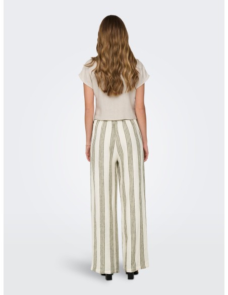 ONLSIESTA SS KNOT LIN BL SHIRT PNT NOOS Moonbeam