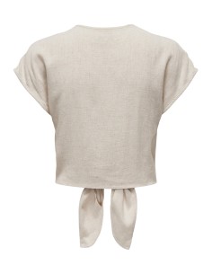 ONLSIESTA SS KNOT LIN BL SHIRT PNT NOOS Moonbeam 2