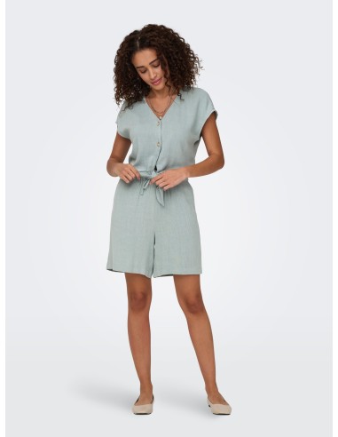 ONLSIESTA SS KNOT LIN BL SHIRT PNT NOOS Abyss