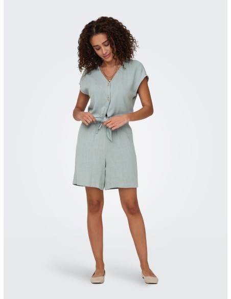 ONLSIESTA SS KNOT LIN BL SHIRT PNT NOOS Abyss
