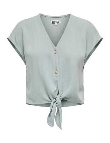 ONLSIESTA SS KNOT LIN BL SHIRT PNT NOOS Abyss