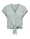 ONLSIESTA SS KNOT LIN BL SHIRT PNT NOOS Abyss
