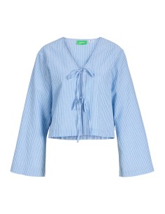 JXWINDY SEERSUCKER LS TIE SHIRT WVN LN Little Boy Blue STRIPES