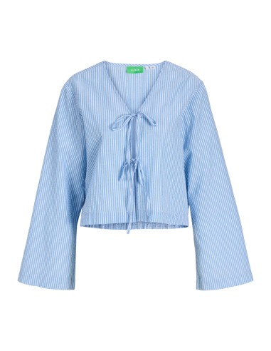 JXWINDY SEERSUCKER LS TIE SHIRT WVN LN Little Boy Blue STRIPES