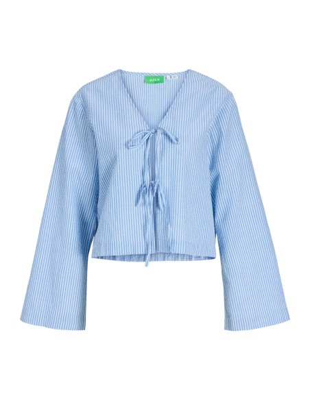 JXWINDY SEERSUCKER LS TIE SHIRT WVN LN Little Boy Blue STRIPES