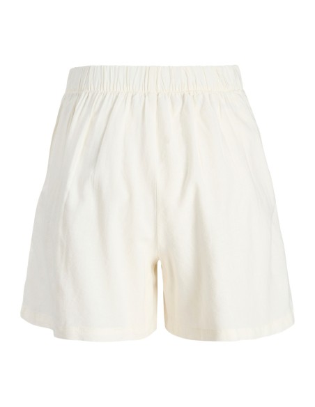 JXALMIRA LINEN BLEND HW SHORTS WVN LN Blanc de Blanc