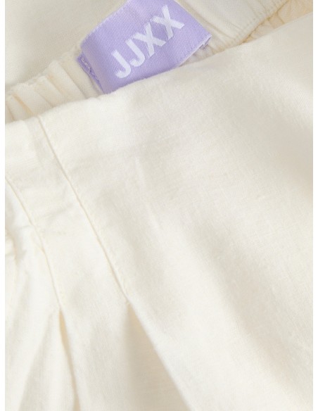 JXALMIRA LINEN BLEND HW SHORTS WVN LN Blanc de Blanc