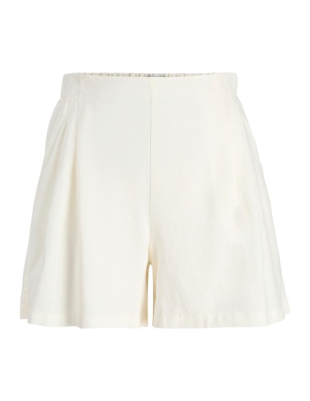 JXALMIRA LINEN BLEND HW SHORTS WVN LN Blanc de Blanc