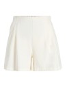 JXALMIRA LINEN BLEND HW SHORTS WVN LN Blanc de Blanc