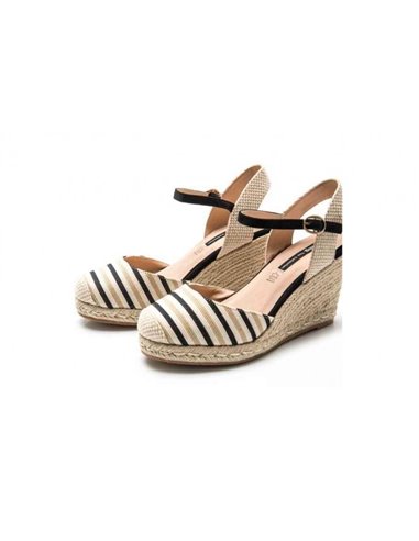 CUÑA STRIP NEGRO/NATURE MUSTANG