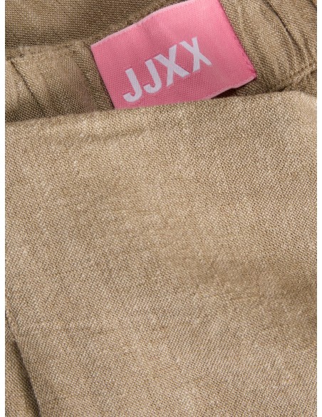 JXALMIRA LINEN BLEND HW SHORTS WVN LN Silver Mink