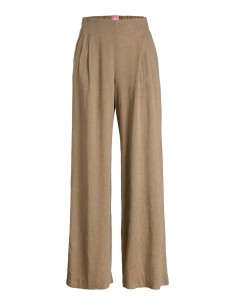 PANTALONES JXALMIRA LINEN BLEND HW PANT WVN LN Silver Mink