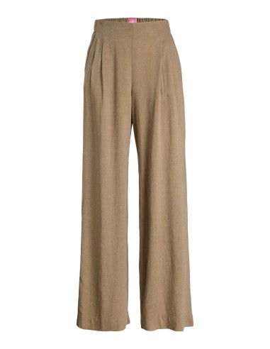 PANTALONES JXALMIRA LINEN BLEND HW PANT WVN LN Silver Mink