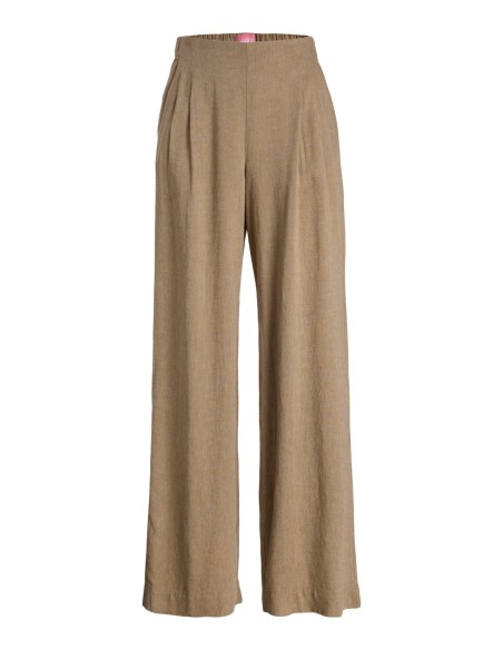 PANTALONES JXALMIRA LINEN BLEND HW PANT WVN LN Silver Mink