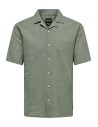 ONSCAIDEN SS SOLID RESORT LINEN NOOS Swamp