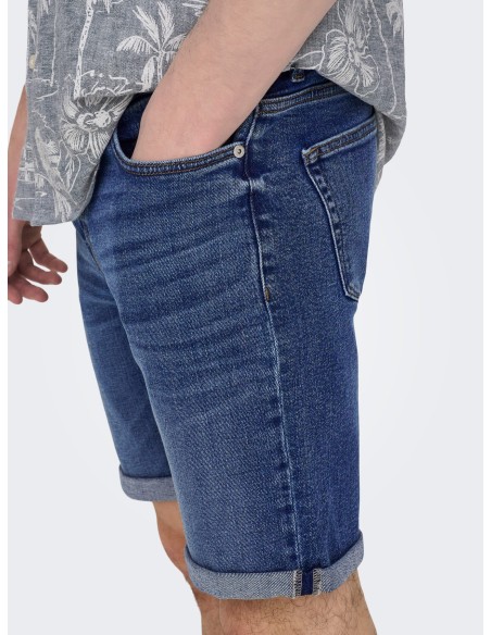BERMUDAS ONSPLY DBD 8773 TAI DNM SHORTS NOOS Dark Blue Denim