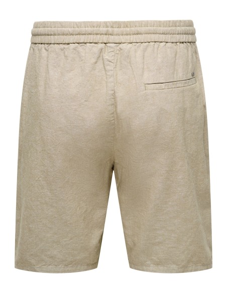 BERMUDAS ONSLINUS 0007 COT LIN SHORTS NOOS Coriander TWO TONE (WHITE)